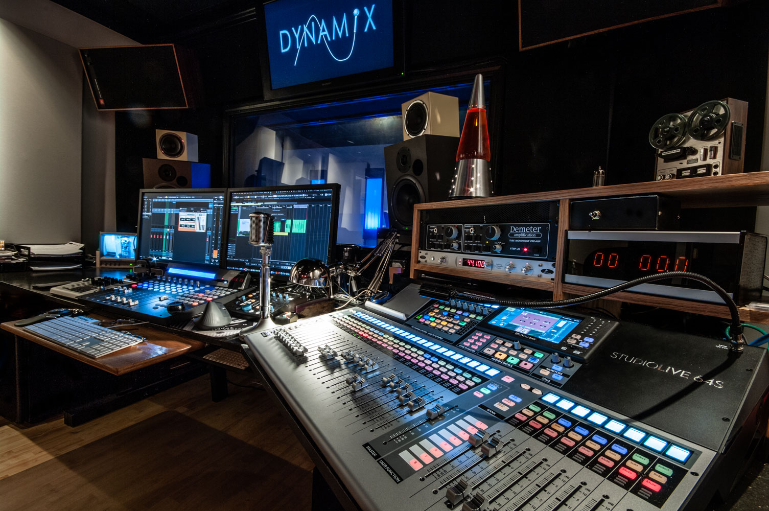 Control Room A at Dynamix Productions